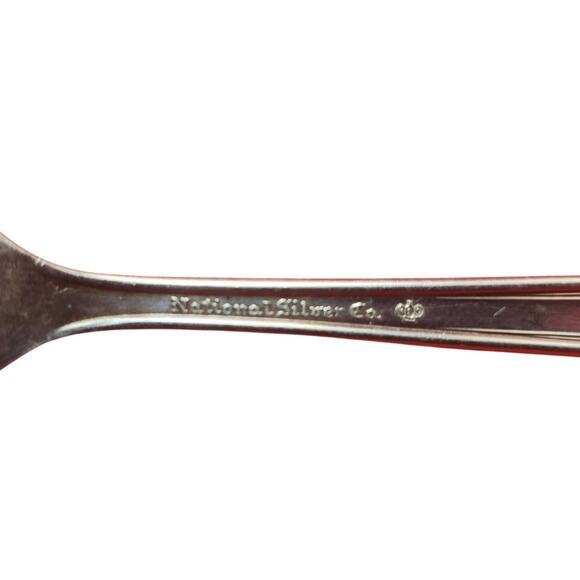 National Silver Co Calvalcade Forks Set of 2 Silverplate 7.4" 1946 Vintage MCM - Picture 3 of 8